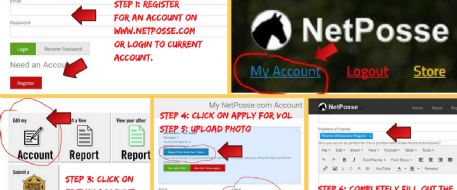 Instructions on How to Fill Out the Volunteer Form on NetPosse.com